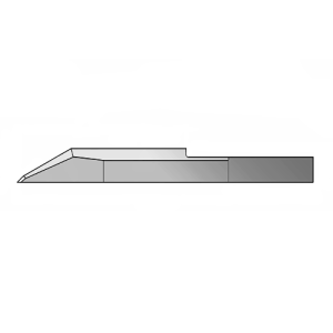 Z46 knife with longer shank specially adapted to cut wood-based corrugated board, cardboard - Sollex