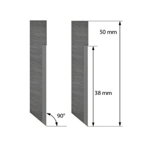 Drawing of Sollex Z71 V-Cut knife for CNC cutting machines