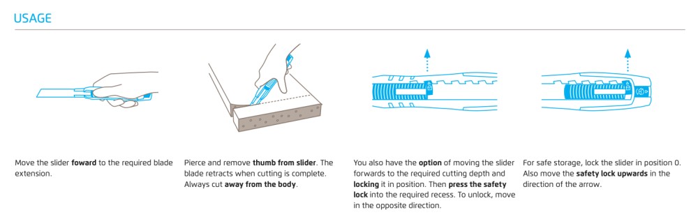 Martor Secubase 383 - mode d