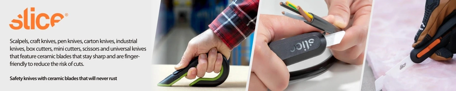 Couteaux de précision, couteaux artisanaux, couteaux à stylo, couteaux à carton, couteaux industriels, cutters, mini-cutters, ciseaux et couteaux universels avec lame en céramique - Sollex