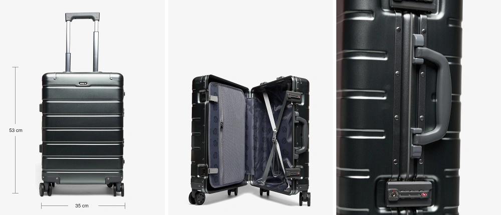 Lägg en order hos Sollex mellan den 15 oktober och den 15 november 2024 och du är automatiskt med i utlottningen av en snygg och slitstark resväska i aluminium till ett värde av 3 500 kr.