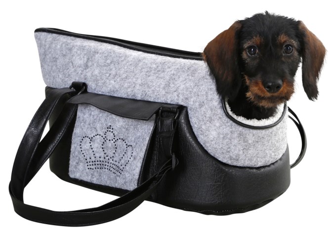 bärväska till hund med krona