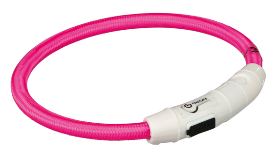 Trixie Flash Light Ring USB Rosa