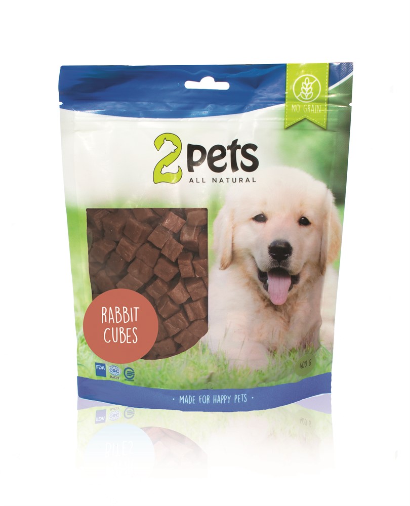 2pets Dogsnack Rabbit Cubes