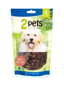 2pets Dogsnack Rabbit MiniCubes 100g