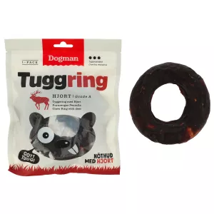 Pressad tuggring med delikat kött. Passar till kräsna och känsliga hundar! Utan spannmål och tillsatt socker. Förlänger tuggtiden, tillgodoser tuggbehovet och bidrar till en sund tandhälsa.