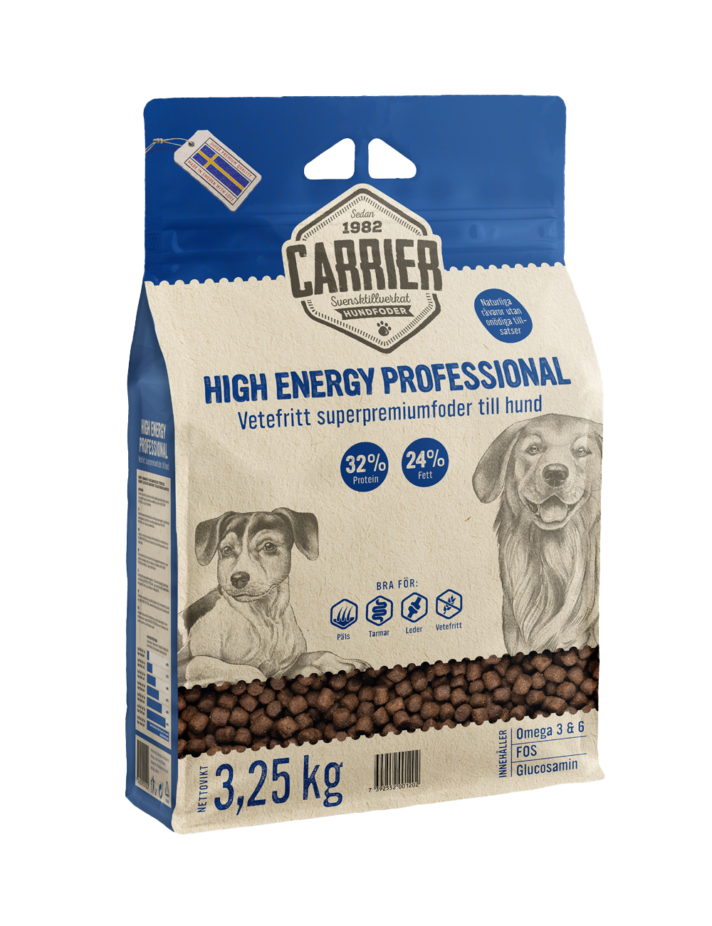 Carrier High-Energy Professional Hundfoder