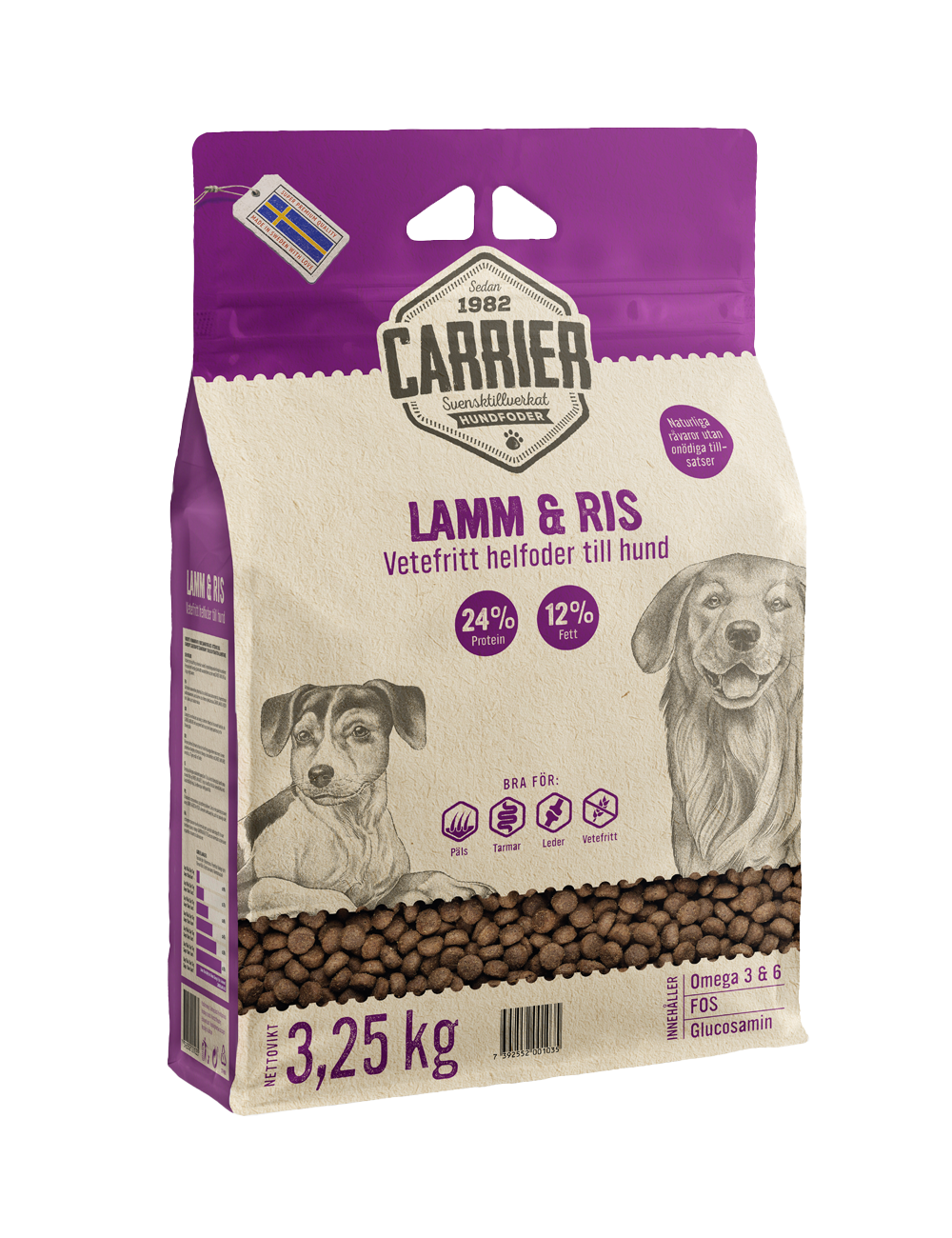 Carrier Lamm & Ris Hundfoder