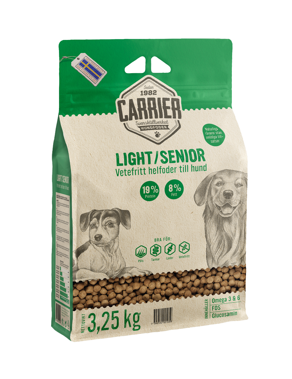 Carrier Light/Senior Hundfoder