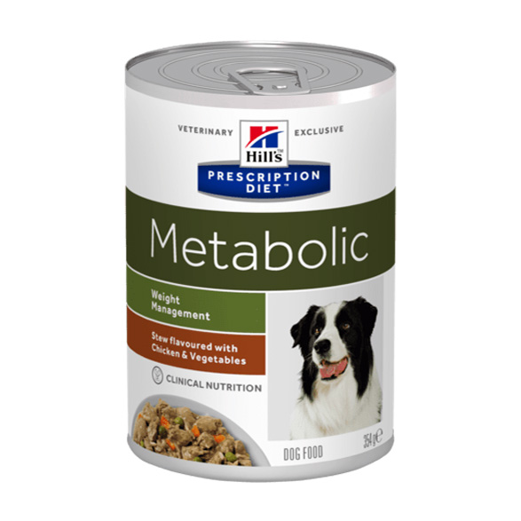 Hill's Prescription Diet Metabolic Stew hundfoder med kyckling & grönsaker 12p