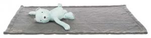 Trixie Junior Cuddly Set Filt/Björn Grå/Mint