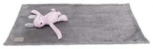Trixie Junior Cuddly Set Filt/Björn Grå/Ljuslila