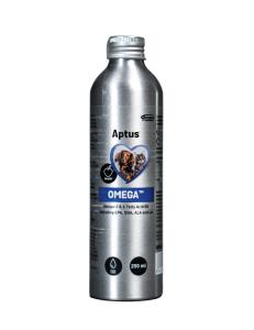 En nyhet i Aptus blåa serie, Hälsa & Återhämtning, är oljan Aptus® Omega™. Detta är ett kompletteringsfoder till hund och katt, för ögon, hjärna, hjärta, hud och päls samt leder.