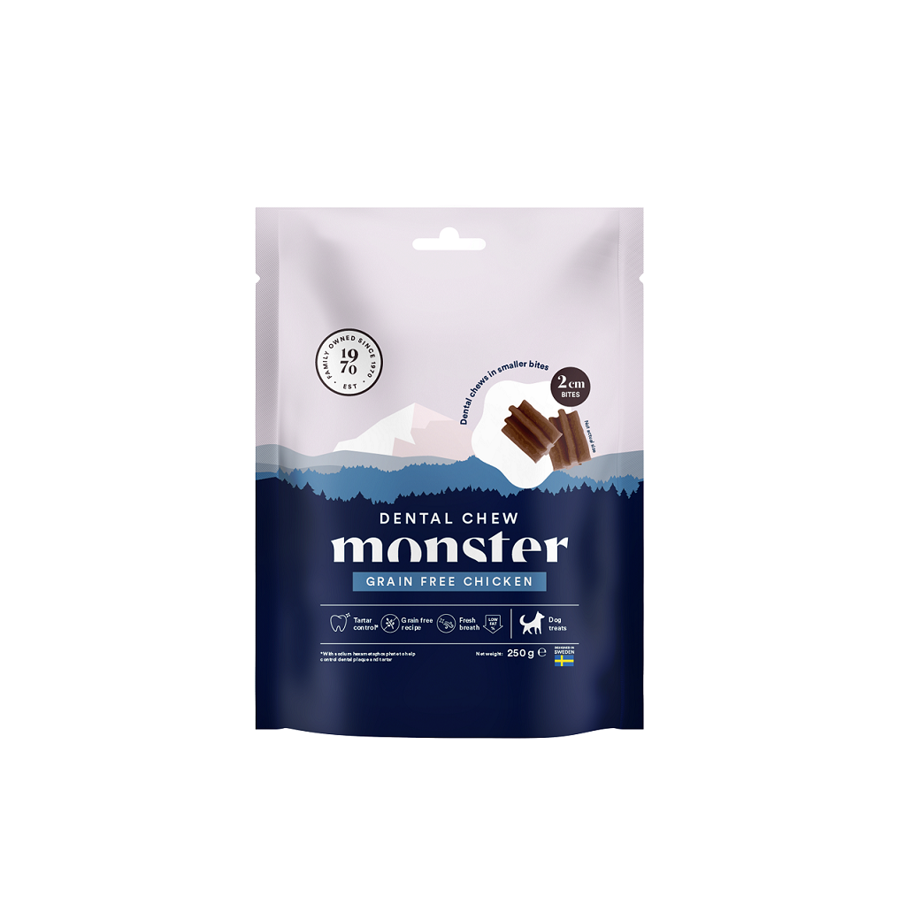 Dental Bites - behändiga små godbitar som reducerar uppkomsten av tandsten och plack. Smått som gör gott!