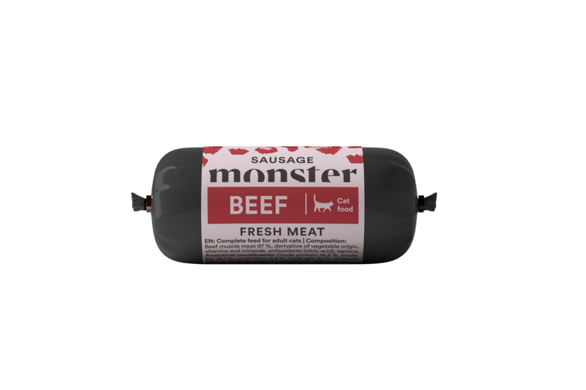 Monster Cat Sausage Single Protein