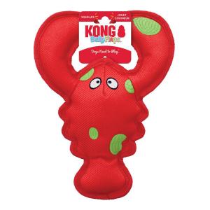 Kong Belly Flops Lobster är en färgglad hundleksak tillverkad i kraftigt och hållbart material.