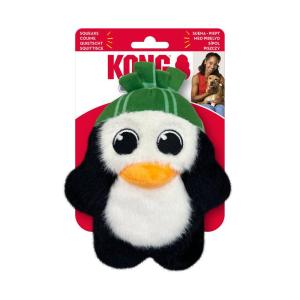 KONG Snuzzles Penguins är en mysig julleksak i mjuk plysch med pipljud. Full-body squeaker för extremt rolig lek.