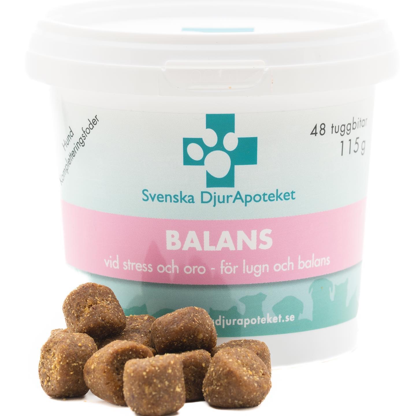 Svenska DjurApotekets Balans är en unik sammansättning som kan användas dagligen när din hund är orolig eller otrygg.