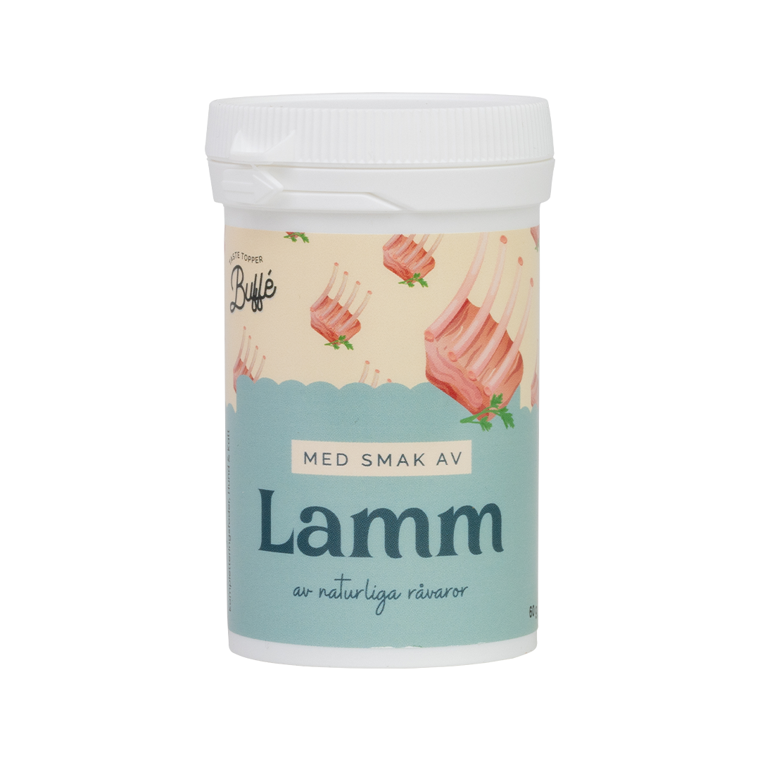 Strö över fodret eller blanda med vatten för en buljongkänsla. Vill du att din hund eller katt ska få i sig mer vatten kan du addera pulvret i vattenskålen för god smak.