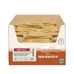 Monster Rawhide tugg i 100% naturligt hud och handgjord i Sverige
