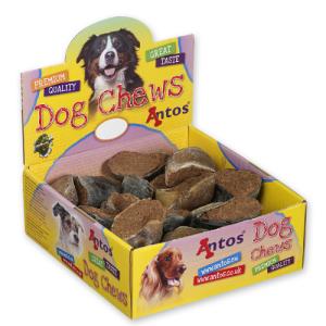 Klöv med paté är en riktigt välsmakande tugg som aktiverar hunden länge.