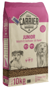 Carrier torrfoder hund för valpar