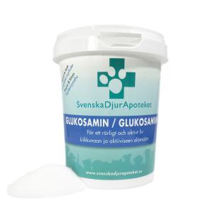 Svenska DjurApotekets Glukosamin  är en förebyggande ledprodukt för djur. Glukosamin bidrar till en god ledhälsa på lång sikt och främjar ledernas hälsa och normala funktion.