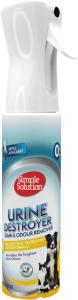 Få saker är mer frustrerande än den starka lukten av hundurin. Bekämpa svåra fläckar och lukter från hundurin med Simple Solution Urine Destroyer fläck- och luktborttagningsmedel.