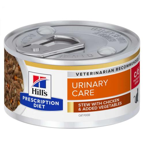 Hill’s Prescription Diet Feline C/D Stress Multicare Feline Stew Chicken & Vegetables
