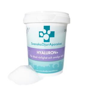Hyaluron+ är en mix med olika skonsamma ledpreparat som Hyaluron, MSM, Glukosamin och Kondroitin. Passar till både hund och katt.