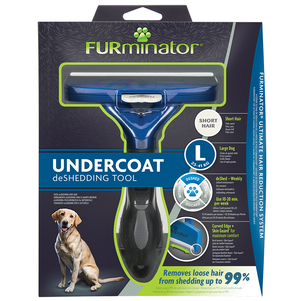 FURminator Undercoat deShedding Tool Large Dog Short Hair