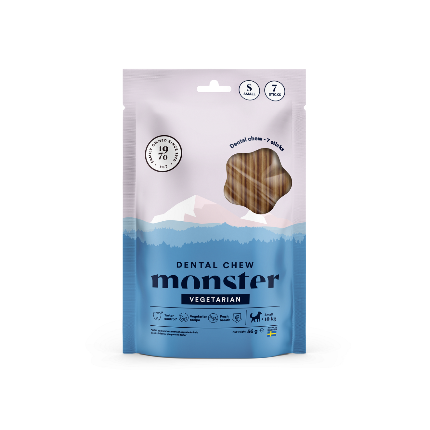 Monster Dental Chew Vegetarian Small
