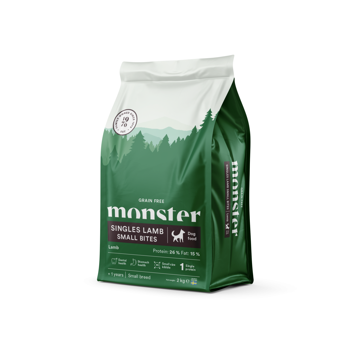Monster Dog Grain Free Singles Lamb Small Bites