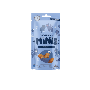 Krispigt knapriga på utsidan och ljuvligt mjuka på insidan. Minis kattkuddar med delikat innehåll - för maximal smakupplevelse i varje godisbit. Monstergott i miniformat!