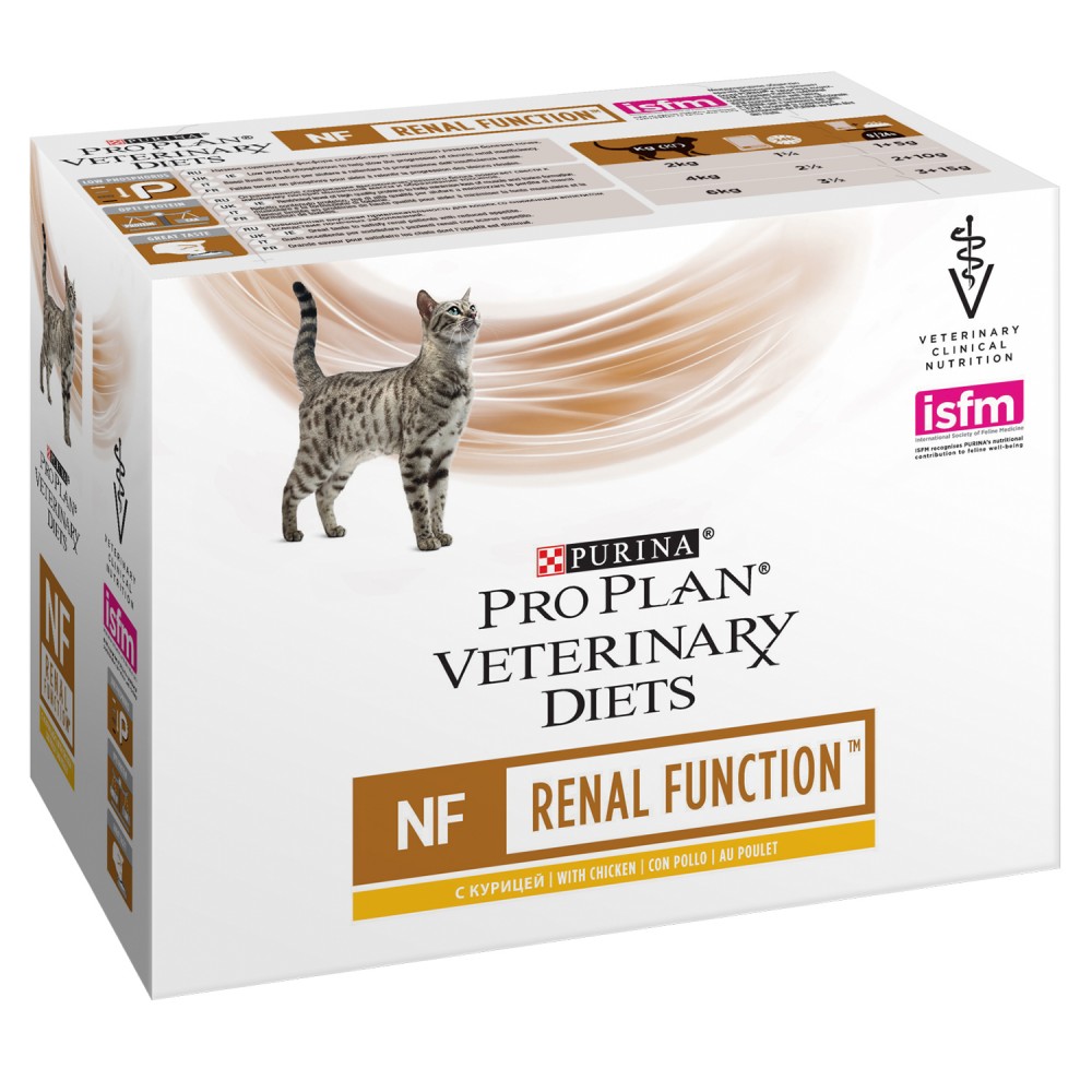 Purina Pro Plan Veterinary Diets Feline NF Renal Function Kyckling 10x85g