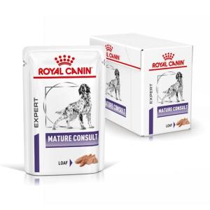 Royal Canin Veterinary Diets Health Mature Consult är ett helfoder för äldre hundar. Ett smakligt våtfoder med flera hälsofördelar.