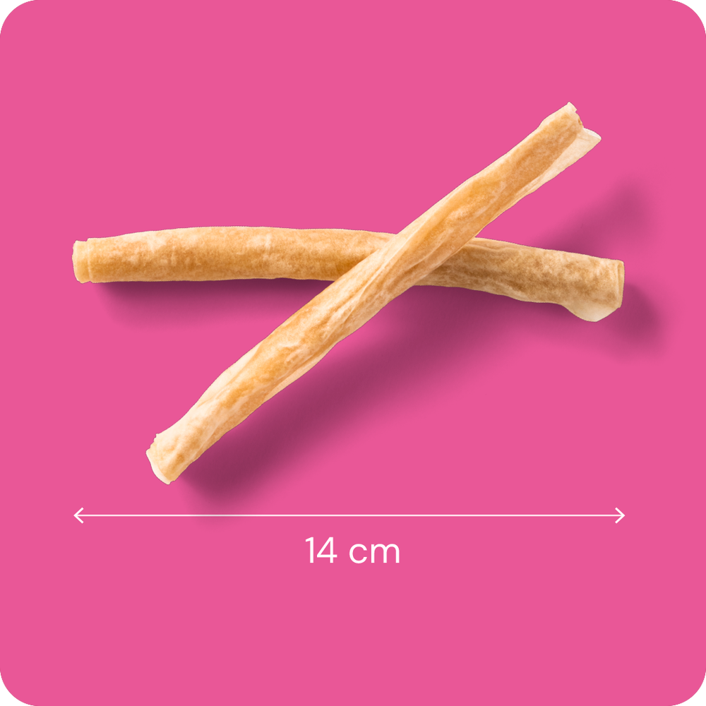 Finskt rentuggben även för allergiska hundar. Renen har mycket mjukt skinn, så tugget är lämpligt för valpar och små hundar.