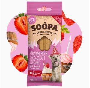 Soopa Sticks Strawberry & Coco-Cream Cupcake
