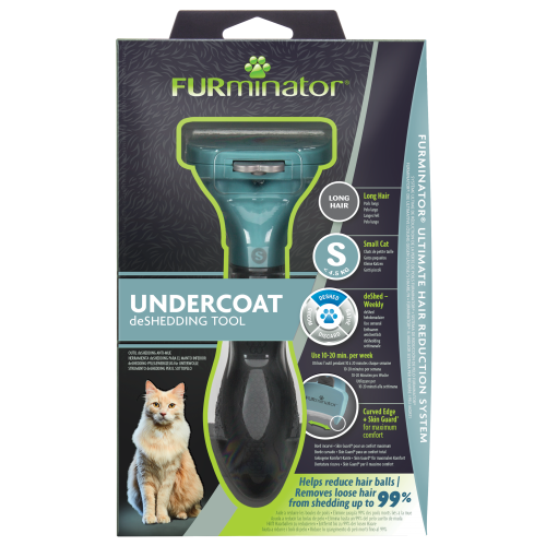 FURminator Undercoat deShedding Tool Small Cat Long Hair