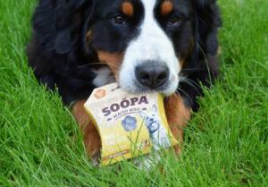 Soopa spannmålsfritt hundgodis till hundar med banan