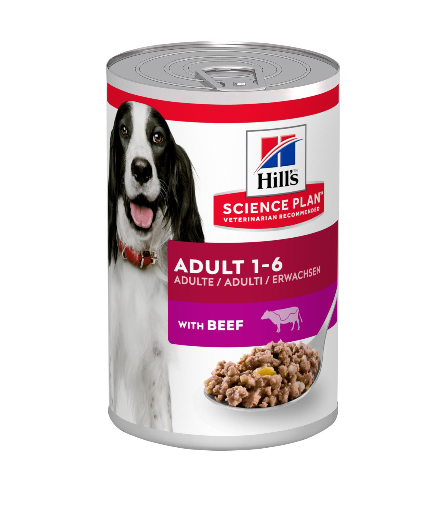Hill’s Science Plan Adult Hundfoder med Biff 12x370g