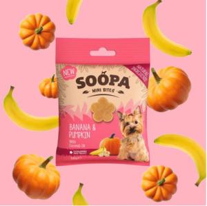 Soopa Healthy Bites är spannmålsfria, allergivänliga och tillverkade av naturliga ingredienser av humankvalitet. De hjälper till att hålla din hunds tänder rena och förbättrar andedräkten.