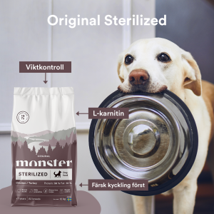 Monster torrfoder hund