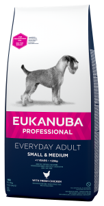 Eukanuba Everyday är ett prisvärt foder med kyckling och kalkon som främsta proteinkälla och innehåller alla de viktiga mineraler och vitaminer som din hund behöver.