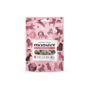 Monster training treats är ett hälsosamt godis till din hund. De har spännande proteinkälla vilket ger dem mycket hög smaklighet.