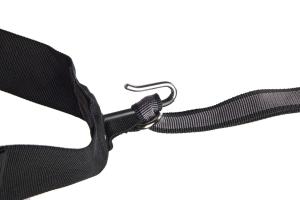 Ett handsfree-bälte för hundpromenad för aktiviteter som vandring, löpning och skidåkning. Detta bälte är vadderat för optimal komfort när du tränar med din hund