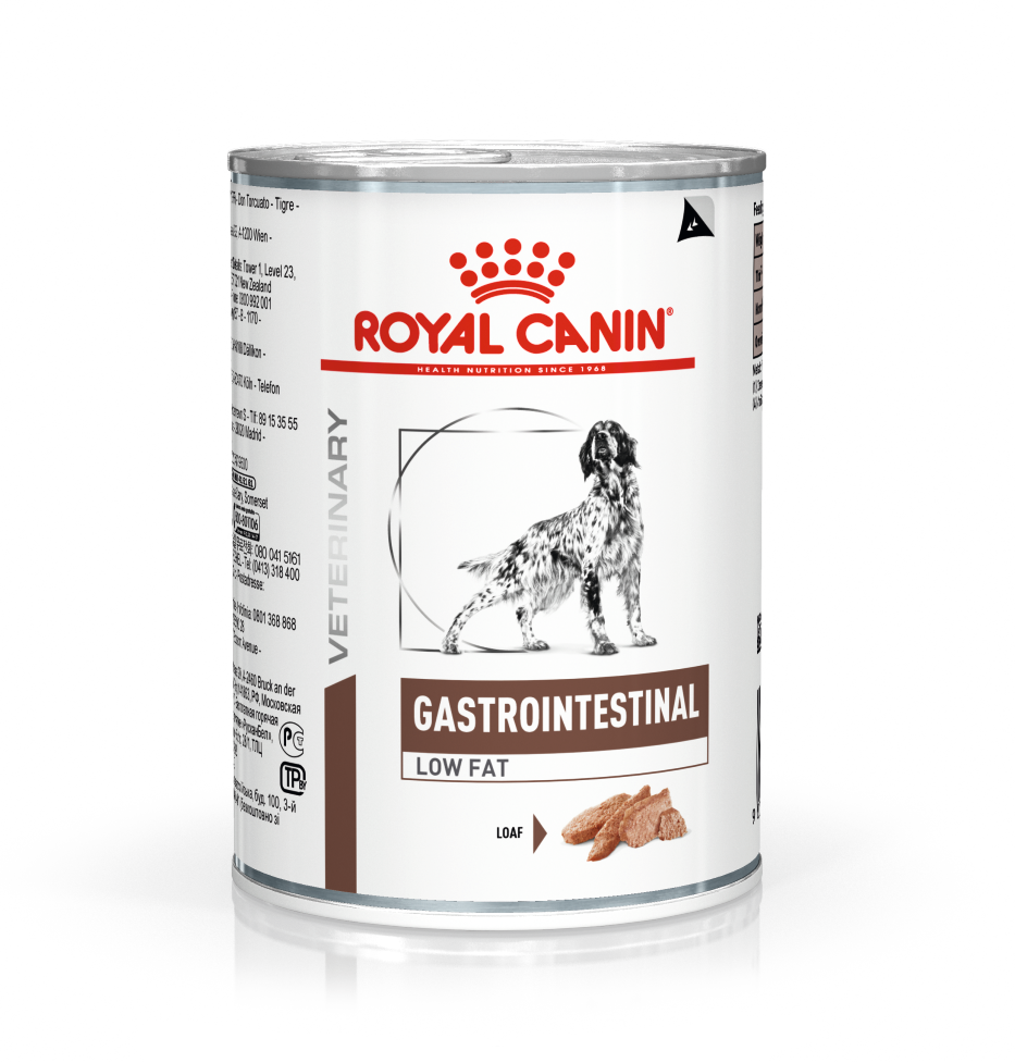Royal Canin Veterinary Diet Dog Gastrointestinal Low Fat Wet 12x420g