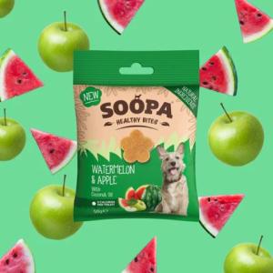 Soopa Healthy bites  är spannmålsfria, allergivänliga och tillverkade av naturliga ingredienser av humankvalitet. De hjälper till att hålla din hunds tänder rena och förbättrar andedräkten.