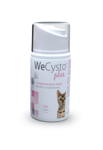 Kompletteringsfoder för hundar och katter som utvecklats för att stödja urinvägsfunktionen