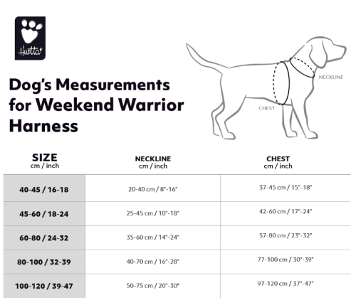 Hurtta Weekend warrior hundsele passar perfekt för den aktiva hunden